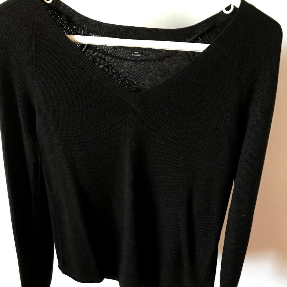 Winners Vera Moda Long Sleeve V-neck Black Knitwear